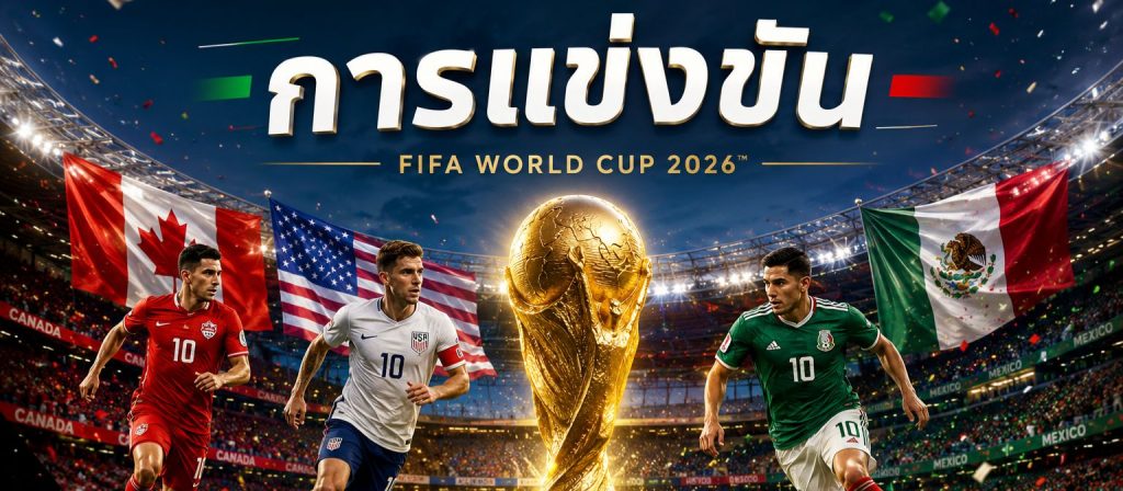 การแข่งขันฟุตบอล โลก 2026 ครบทุกข้อมูลสำคัญ | World Cup