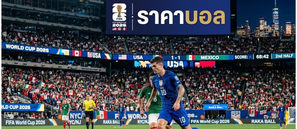 ราคาบอล ฟุตบอลโลก 2026 อัปเดตล่าสุด โดย World Cup