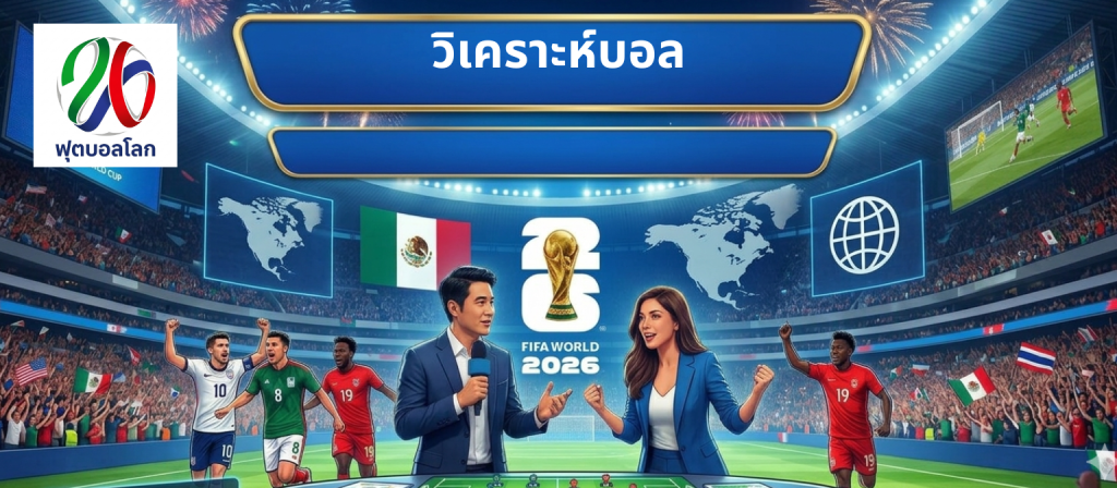 วิเคราะห์บอลโลก 2026 ครบทุกข้อมูลสำคัญ พร้อมอัปเดตล่าสุด โดย World Cup